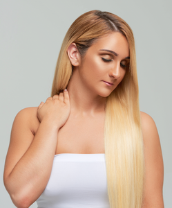 Straight Double Drawn Seamless Clip-Ins (Blonde)