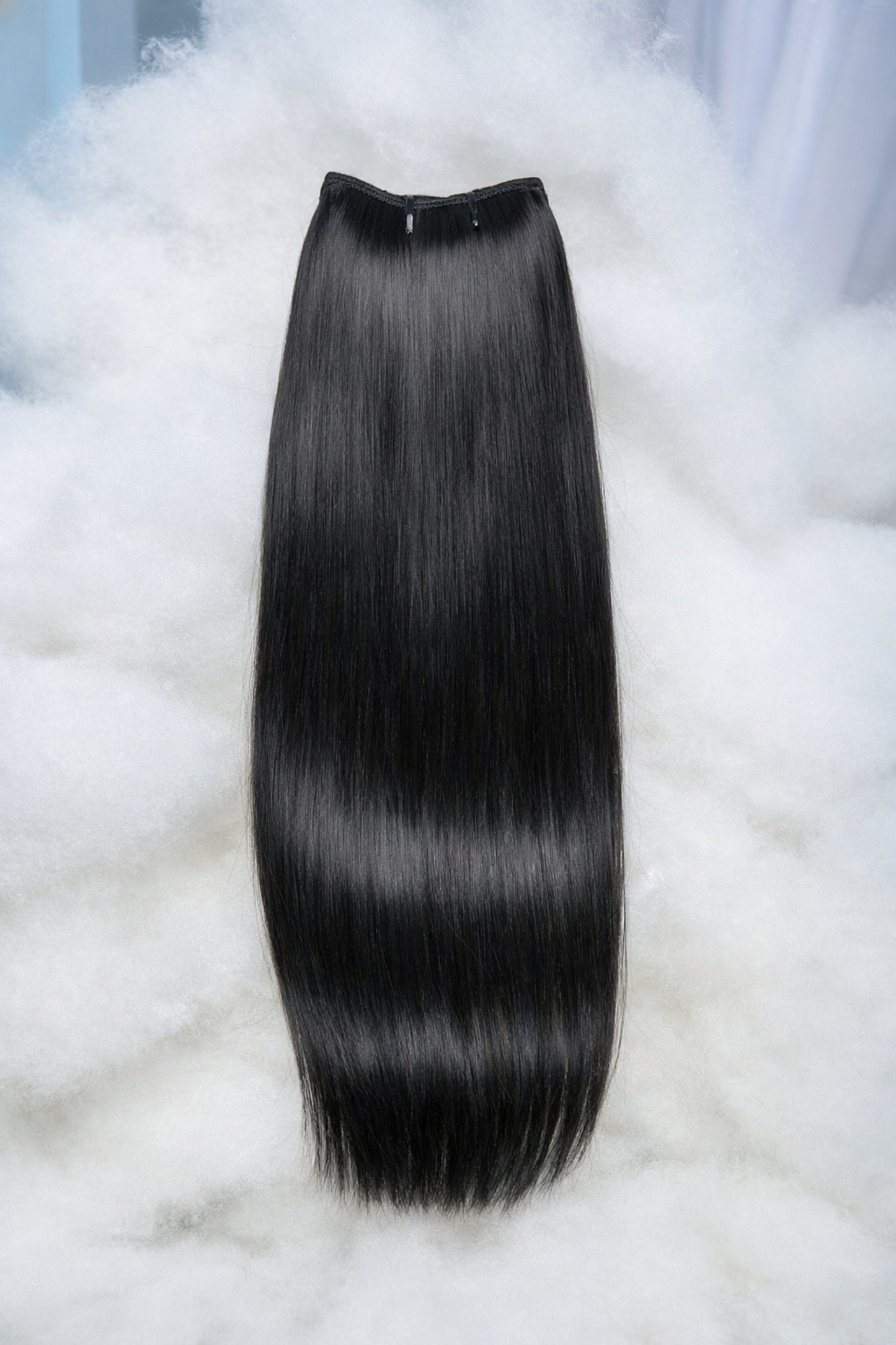 Cloud 92 Collection: 1B Cambodian Straight Classic Clip-Ins (Natural Black)