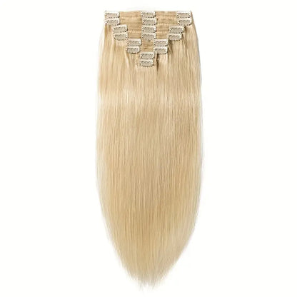 613 Icelandic Straight Classic Clip-Ins (Natural Blonde)