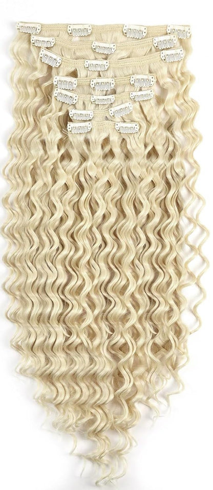 613 Icelandic Deep Wave Classic Clip- Ins (Natural Blonde)