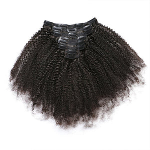 Afro Kinky Classic Clip-Ins (Natural Black)