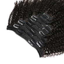 Load image into Gallery viewer, Afro Kinky Classic Clip-Ins (Natural Black)