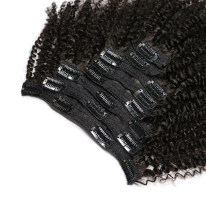 Afro Kinky Classic Clip-Ins (Natural Black)