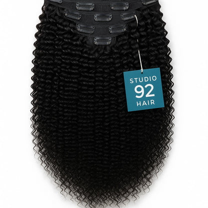 Kinky Curly Classic Clip- Ins (Natural Black)