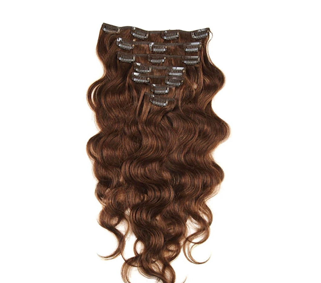 Cocoa Seamless Clip-Ins