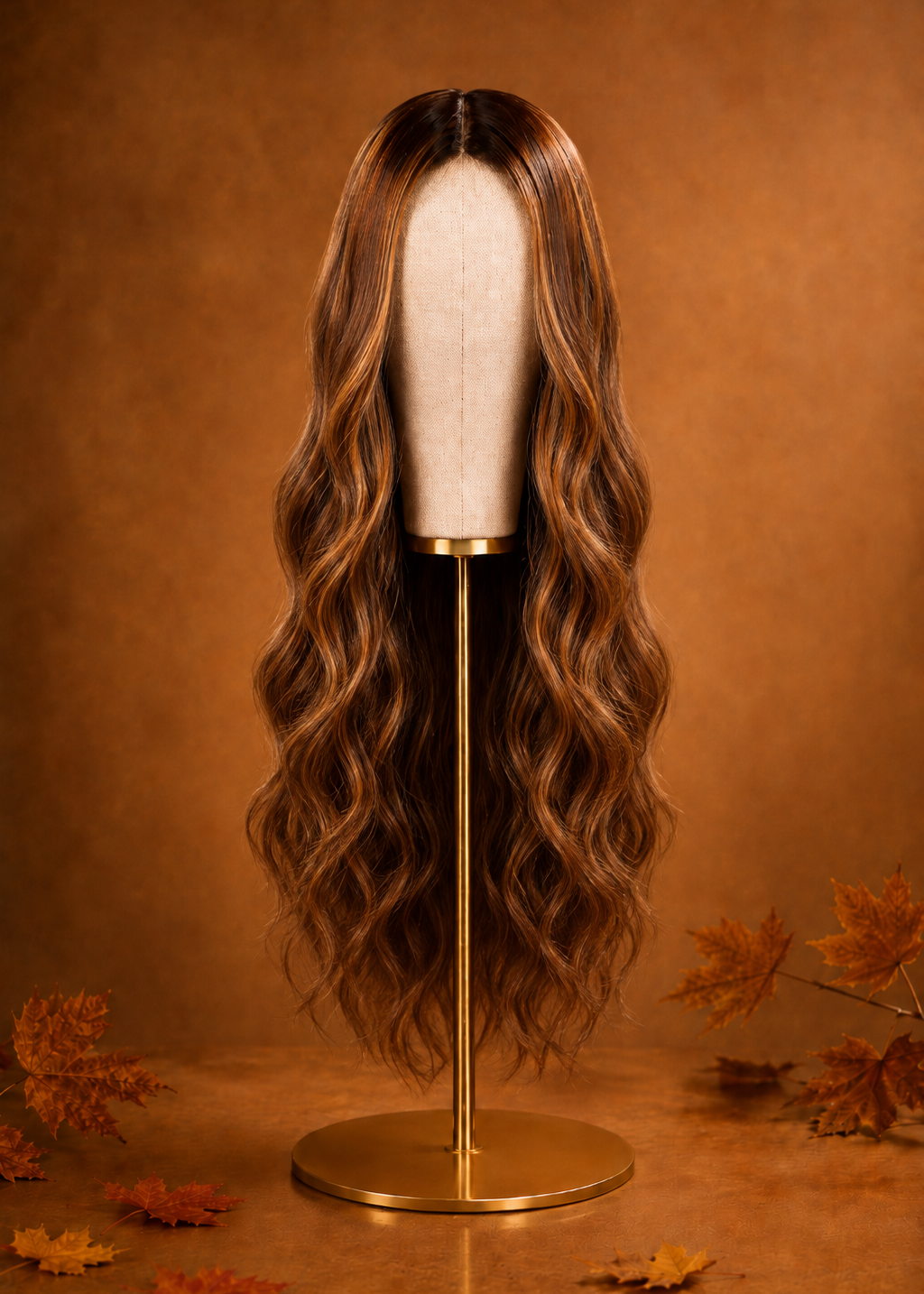 September Spice: 5x5 HD Lace Closure Glueless Wig (Cranberry)