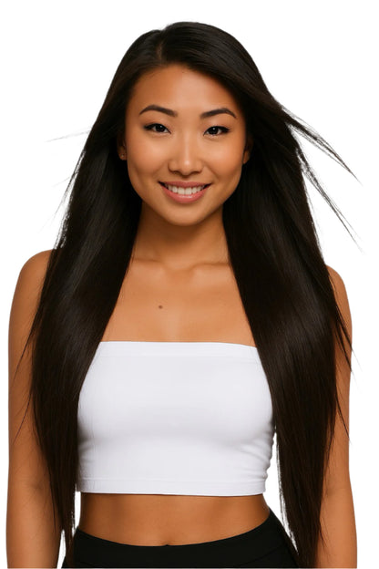 1B Straight Hand Tied Wefts