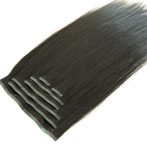 Straight Seamless Clip-Ins (Natural Black)