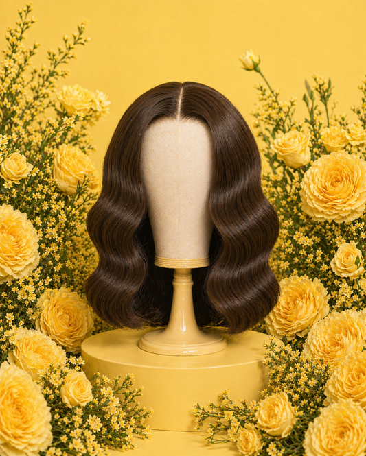 THE MOM BOB: #4 Body Wave 12" with 5x5 HD Lace Closure
