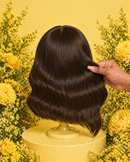 THE MOM BOB: #4 Body Wave 12" with 5x5 HD Lace Closure