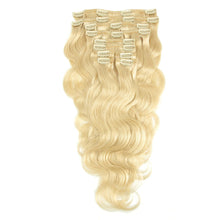 Load image into Gallery viewer, Body Wave Classic Clip-Ins (Blonde)