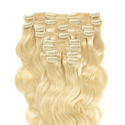 613 Icelandic Body Wave Classic Clip-Ins (Natural Blonde)